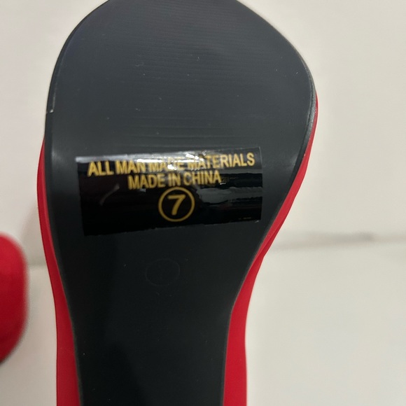 Red Booties - Picture 3 of 4